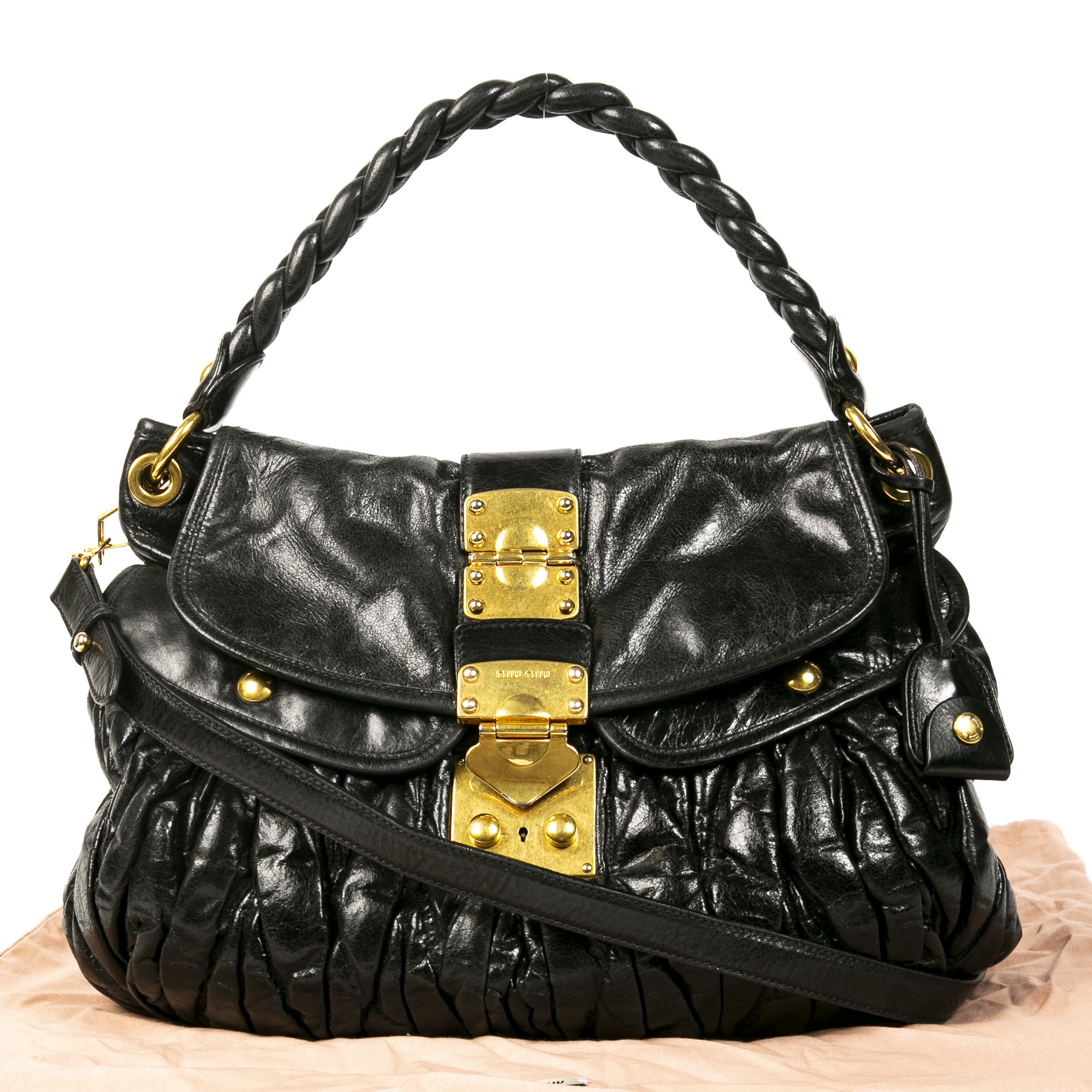 バッグ miu miu archive leather square bag 2way miu miu archive leather square bag 2way