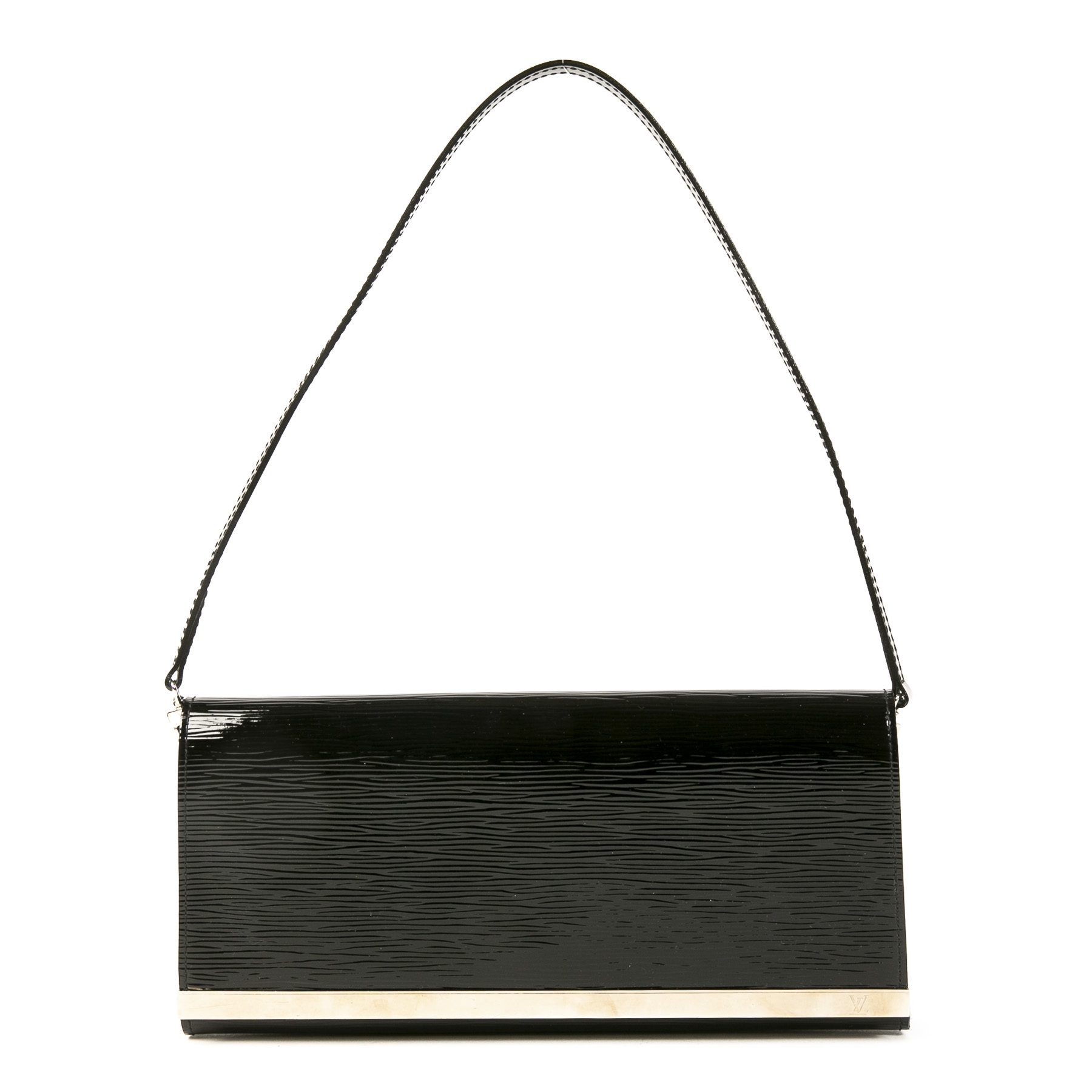 Louis Vuitton Black Epi Leather Sevigne Clutch