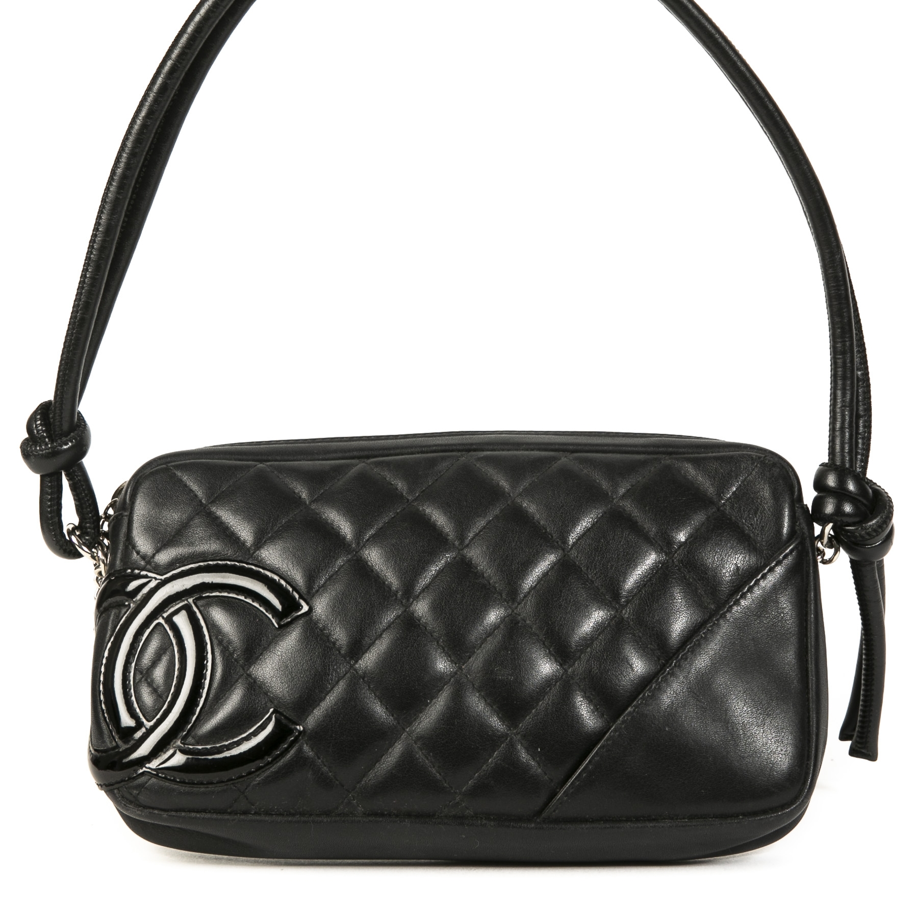 Chanel Black Cambon Ligne Pochette ○ Labellov ○ Buy and Sell Authentic  Luxury