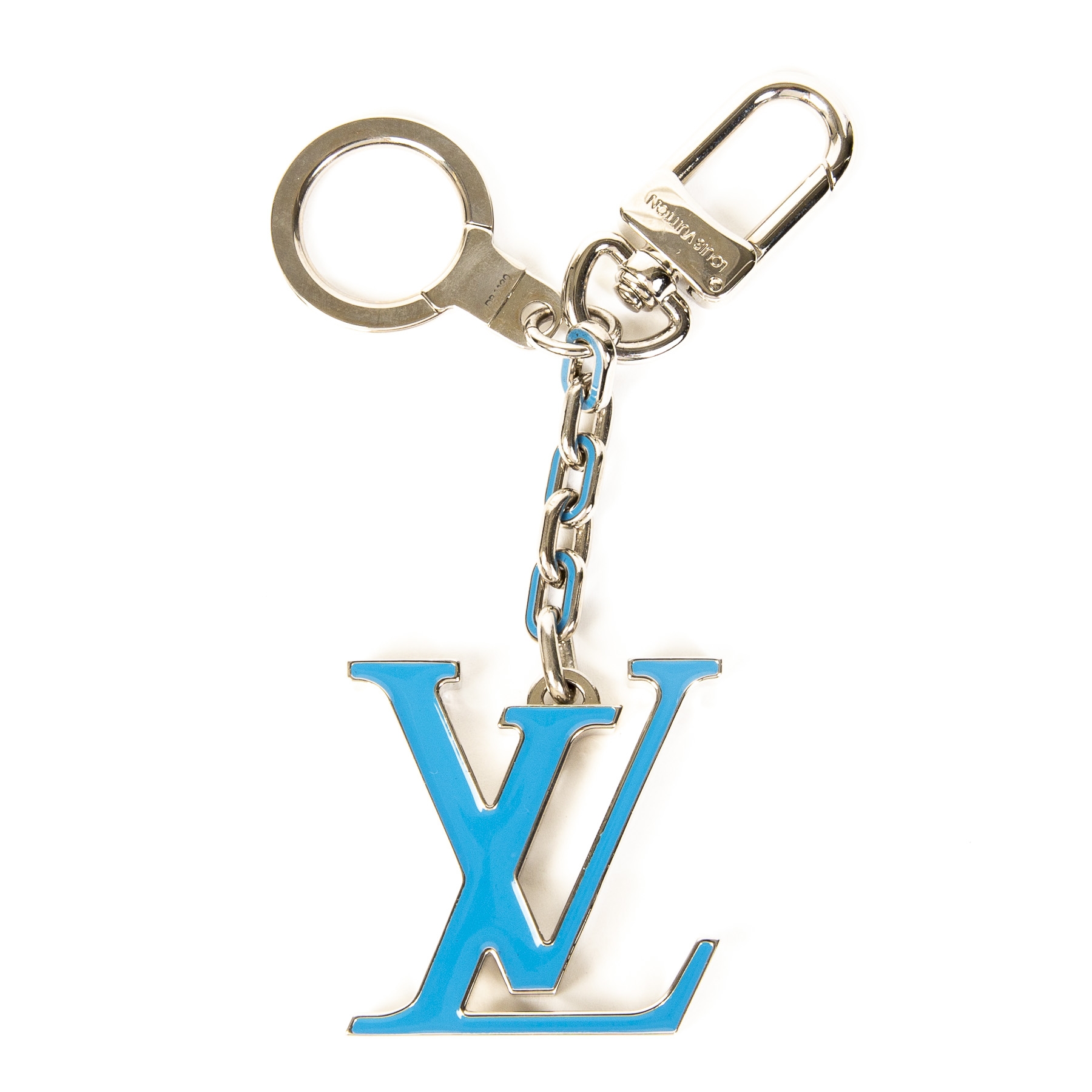 Louis Vuitton ロゴ キーホルダー ブルー キーチェーン Louis Vuitton Facettes Blue Bag Charm ○ Labellov ○ Buy and Sell