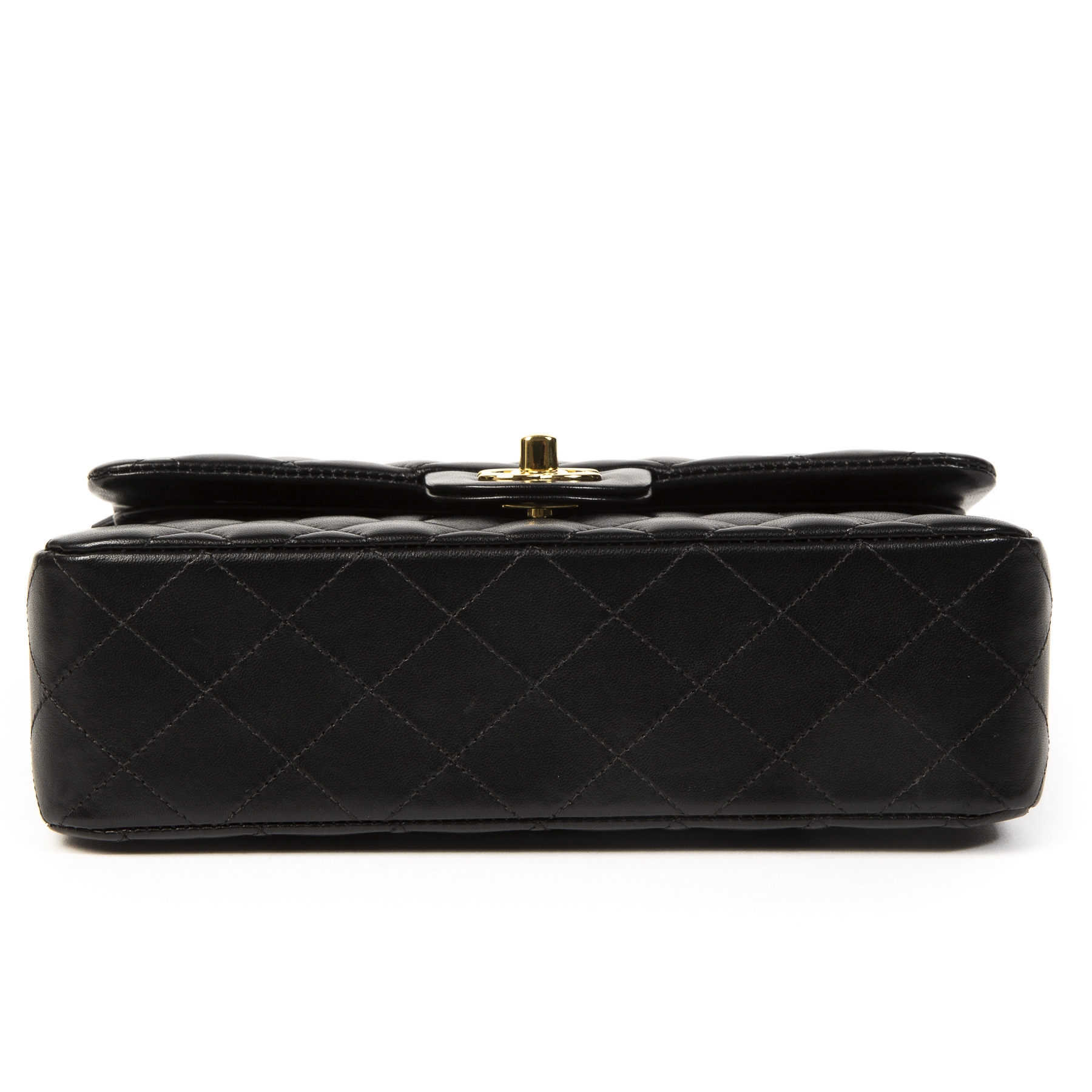 Chanel Black Lambskin Small Classic Flap ○ Labellov ○ Buy and