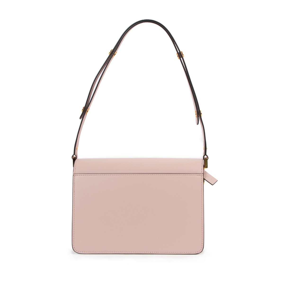 Marni Blush Pink Medium Trunk Calfskin Shoulder Bag