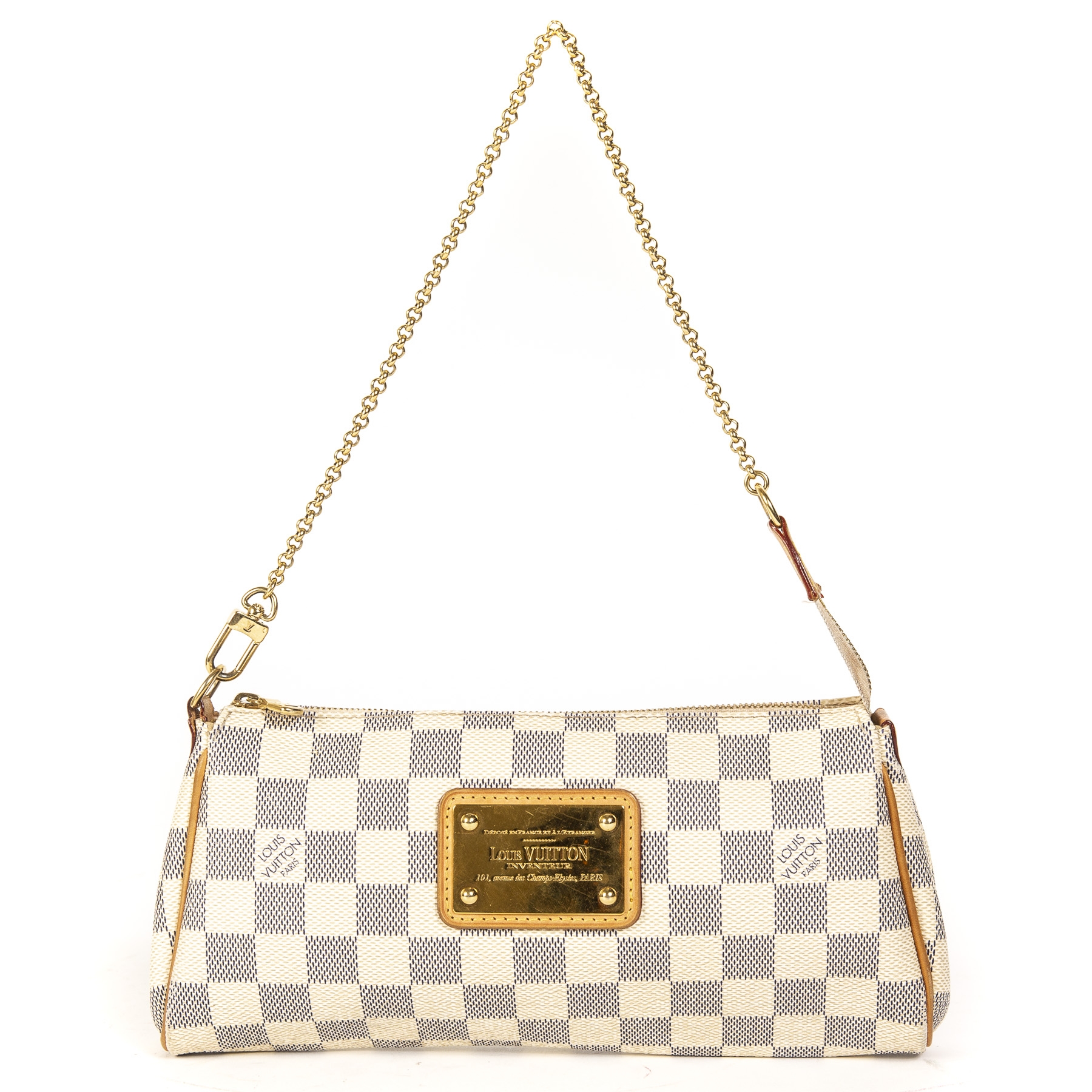 Louis Vuitton Damier Azur Pochette Milla MM - Neutrals Clutches