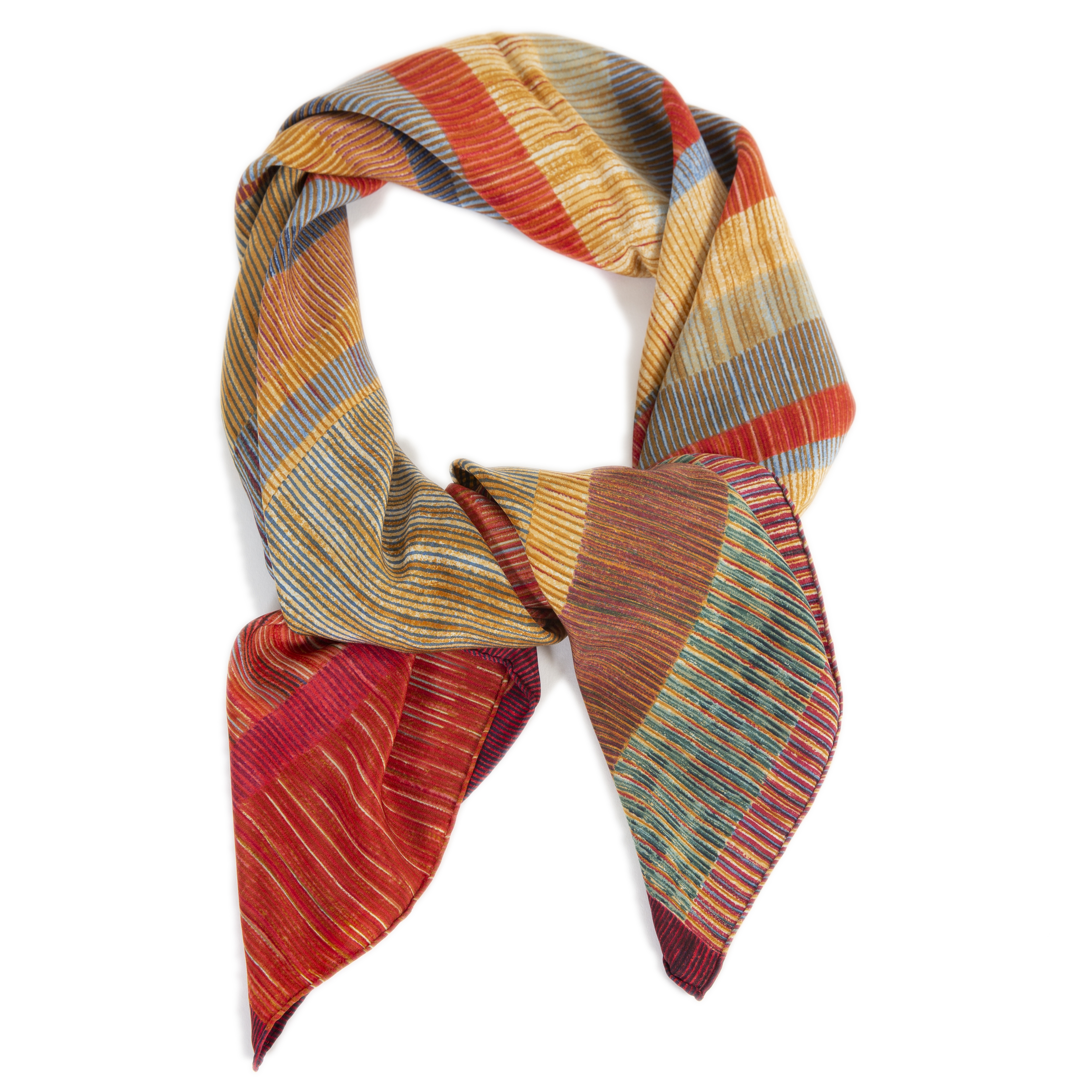 スカーフ DELVAUX Scarf 90 Legend in Silk Twill Scarf-90-Brillant-Oclock-Silk-