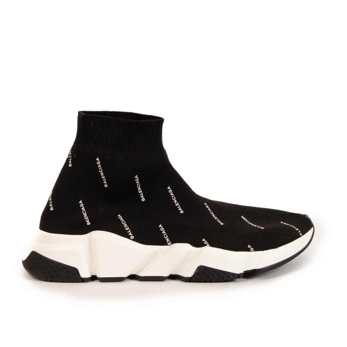 VIP【関税送料無料】希少 BALENCIAGA SPEED SNEAKERS l04168_balenciaga_black_sneake