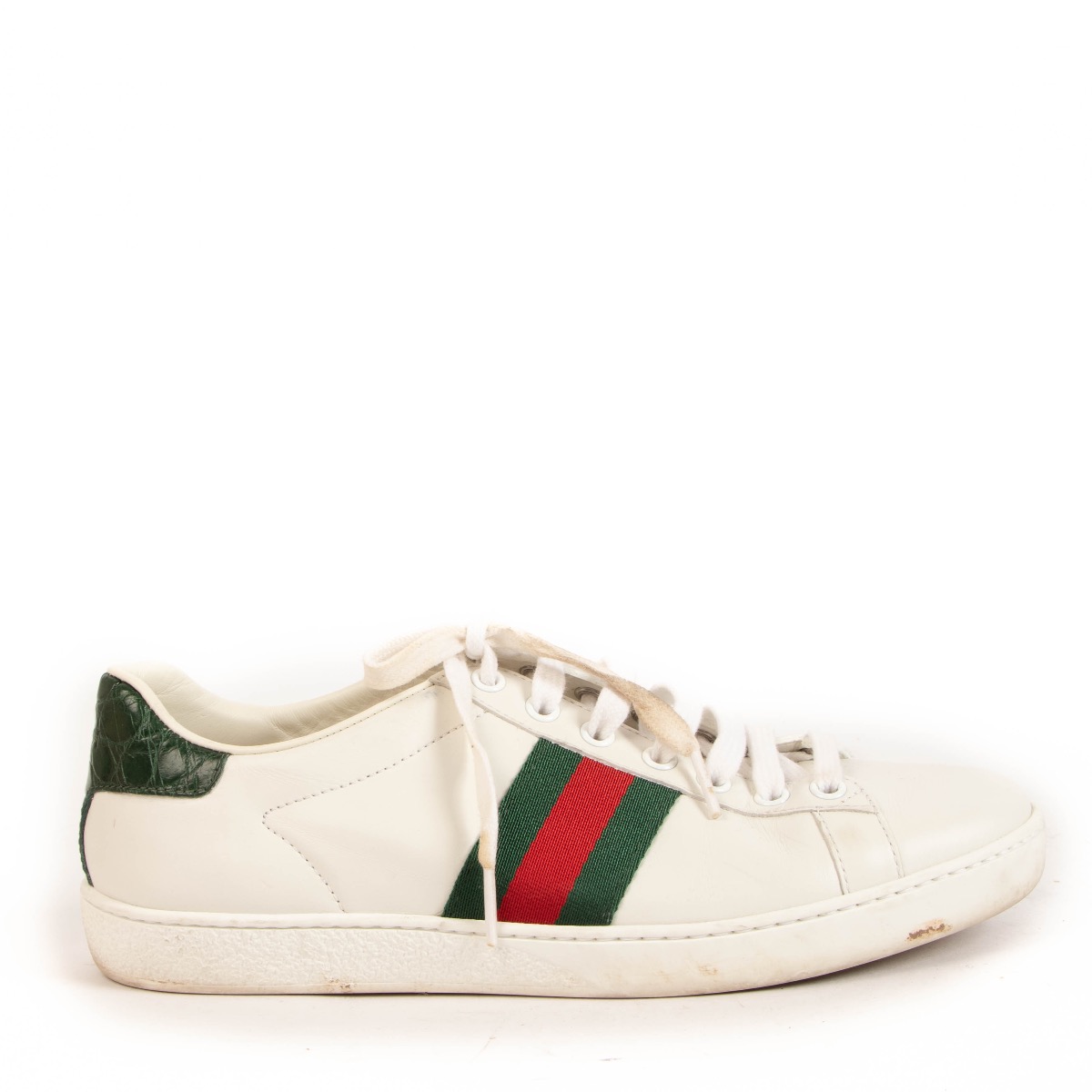 Gucci white hot sale canvas shoes