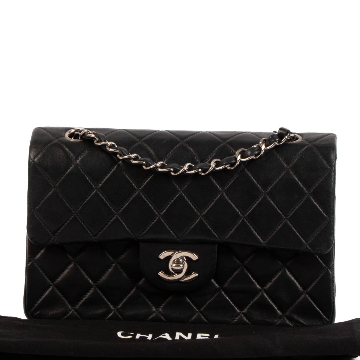 Chanel Light Blue Quilted Caviar Small Classic Double Flap Silver Hardware  Available For Immediate Sale At Sotheby's