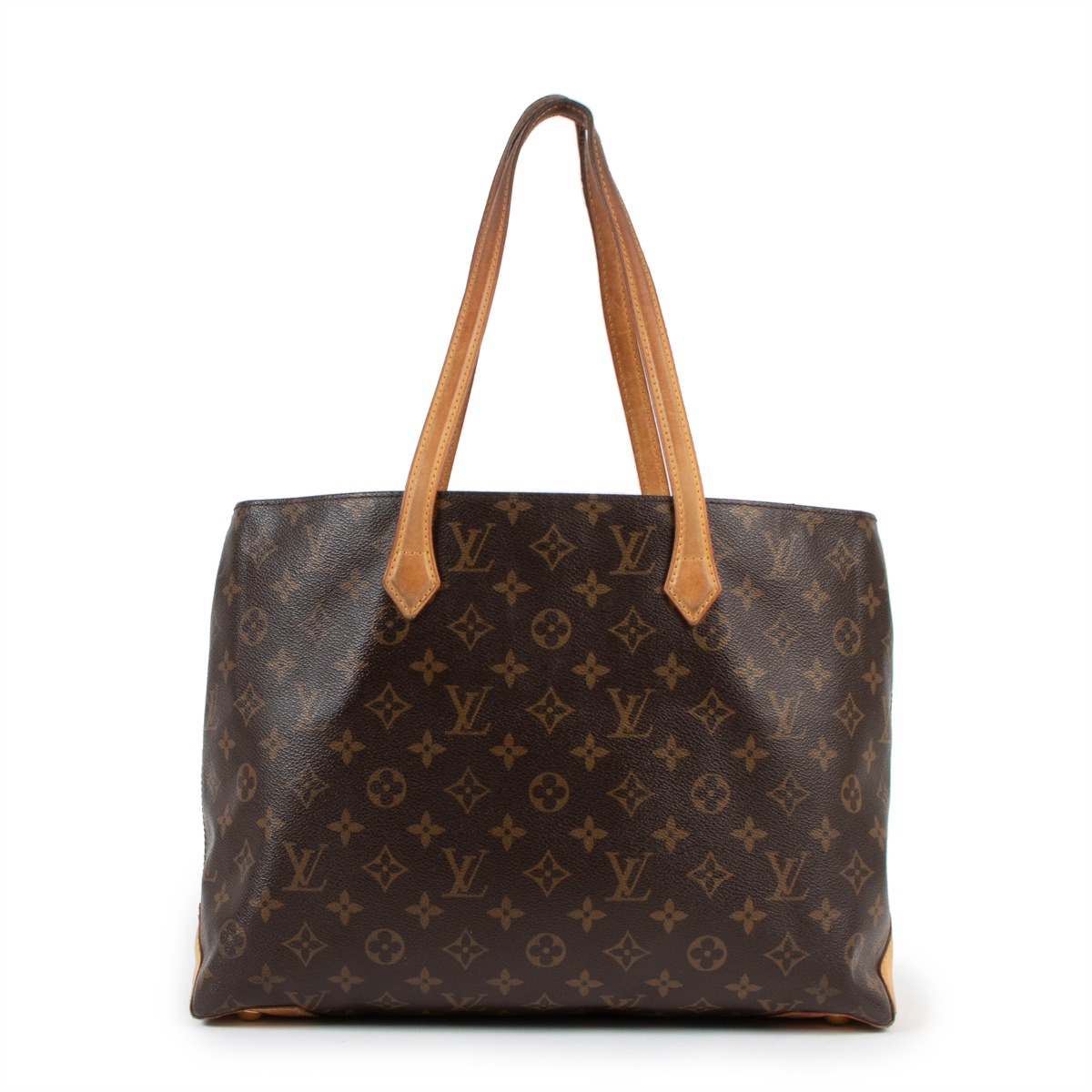 Authentic Louis Vuitton Monogram Wilshire MM Hand Tote Bag M45644 LV 6863G