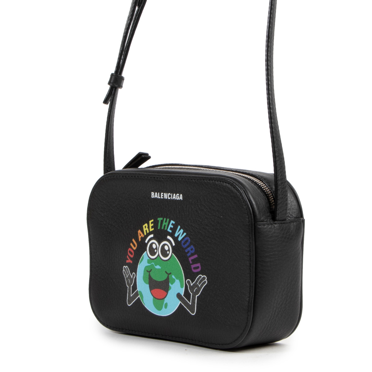 Balenciaga Black You Are The World Everyday XS Crossbody Bag