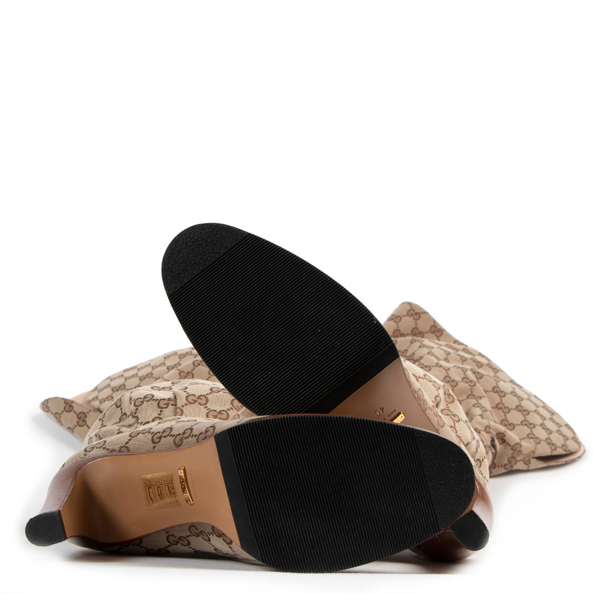 Gucci Monogram Boots Labellov Buy and Sell Authentic Luxury