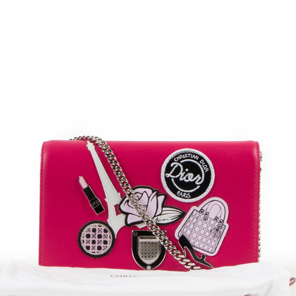 Diorama Wallet Diorama Bag Pink Christian Dior Diorama Pink Patch