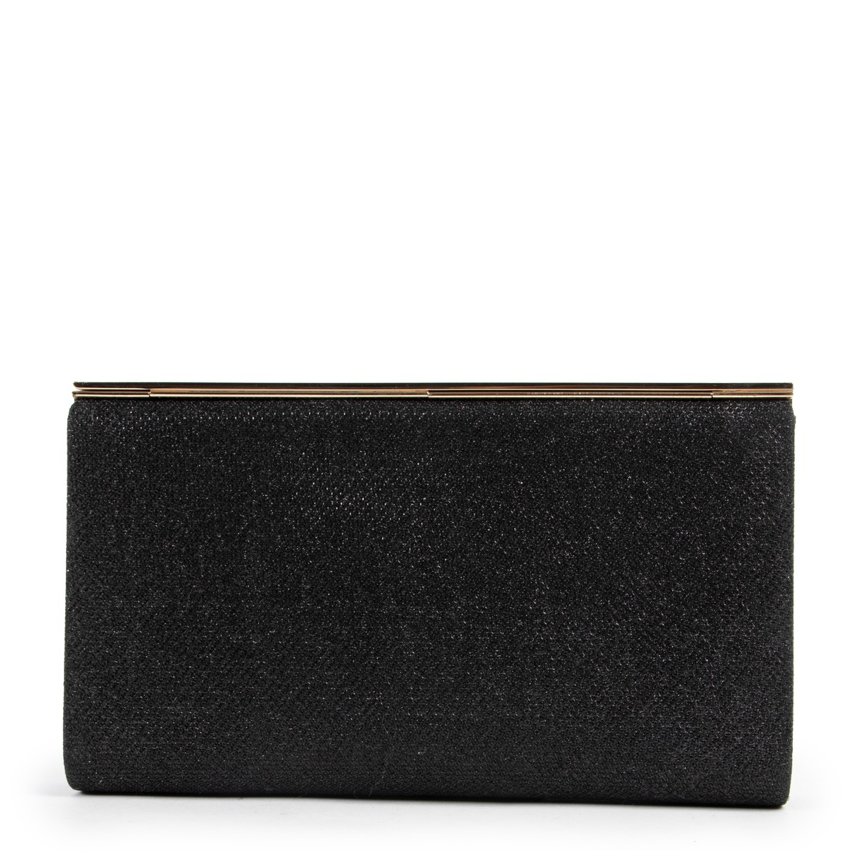 Black glitter clutch discount
