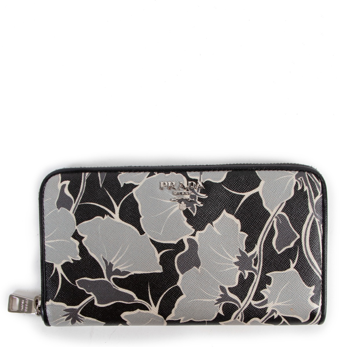Prada floral wallet new arrivals