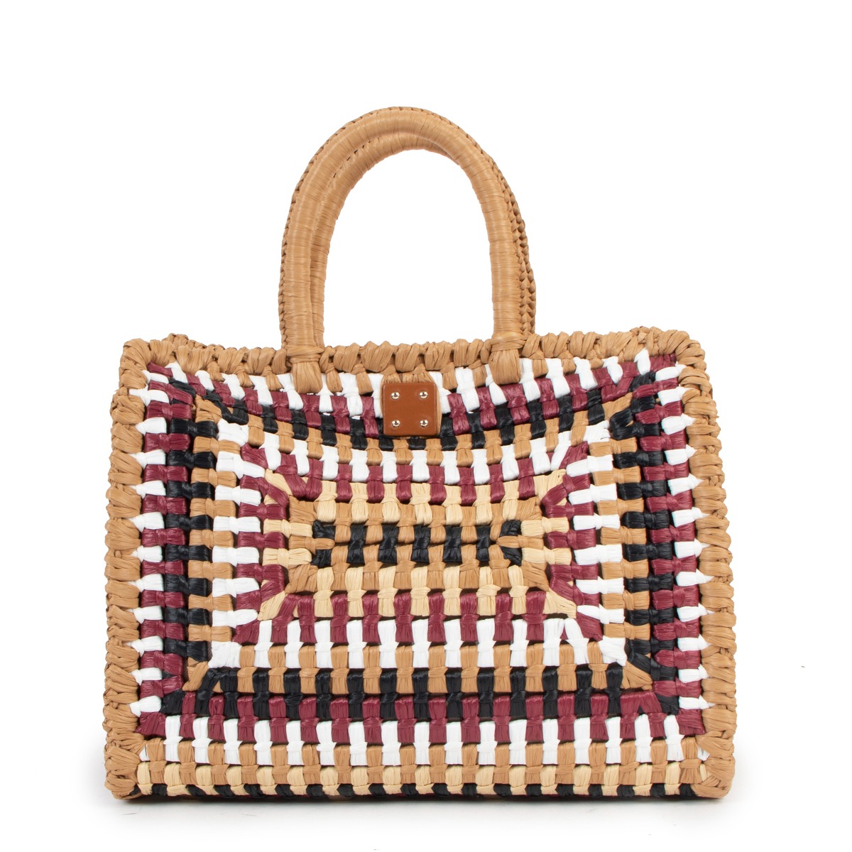 Salvatore Ferragamo Intreccio Multicolor Studio Box Bag