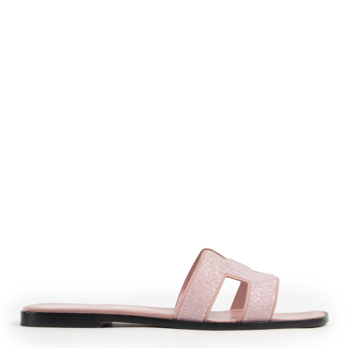 Herm s Pink Oran Sandals Size 40 5 Labellov Buy and Sell