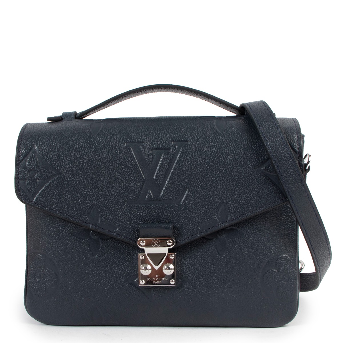 Louis Vuitton Pochette M tis Navy Nacre Giant Monogram Labellov
