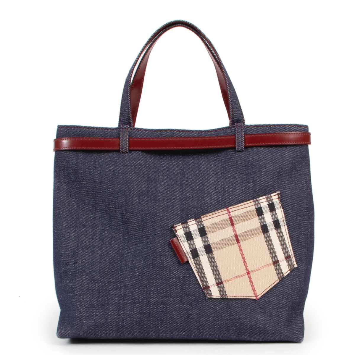 Burberry denim bag new arrivals