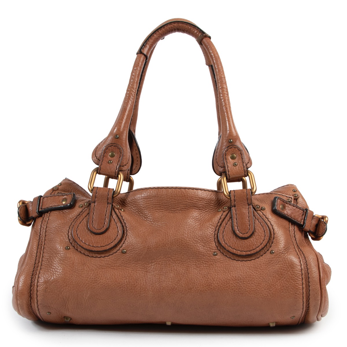 Chloé Brown Paddington Padlock Shoulder Bag ○ Labellov ○ Buy and