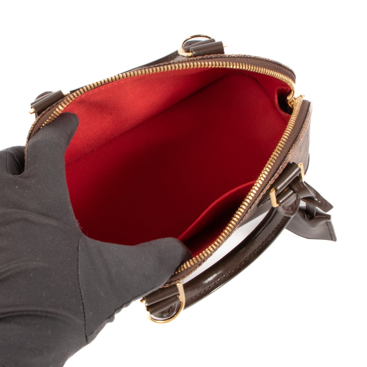 Louis Vuitton Alma BB Damier Ebene ○ Labellov ○ Buy and Sell