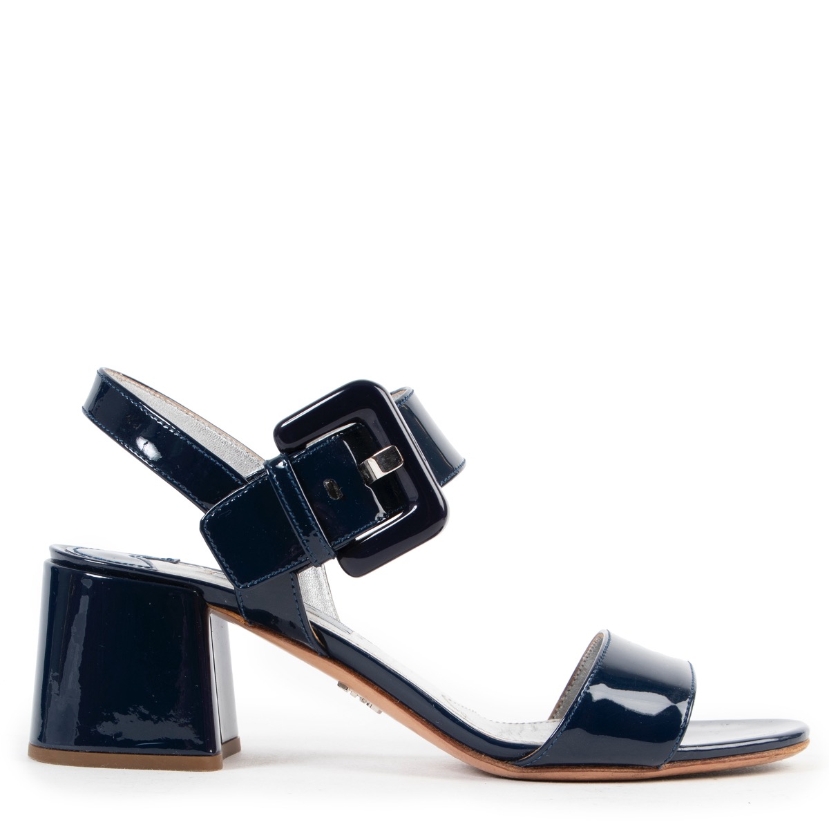 prada blue sandals