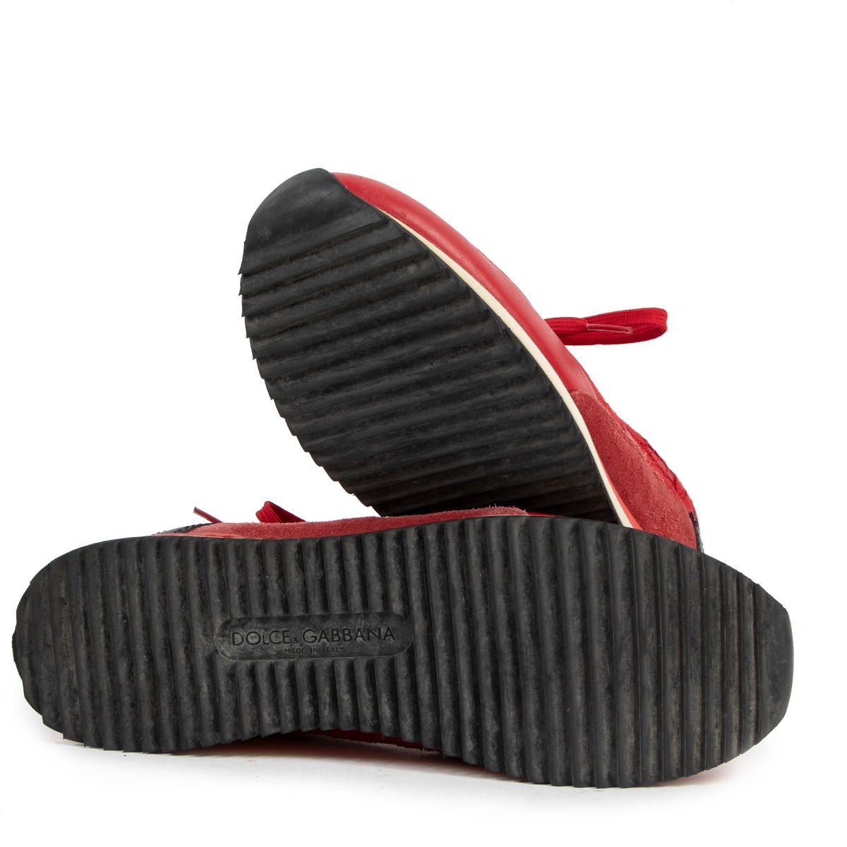 スニーカー DOLCE & GABBANA LACE AND SUEDE SNEAKERS Lace NS1 sneakers in Black for Women | Dolce&Gabbana® US