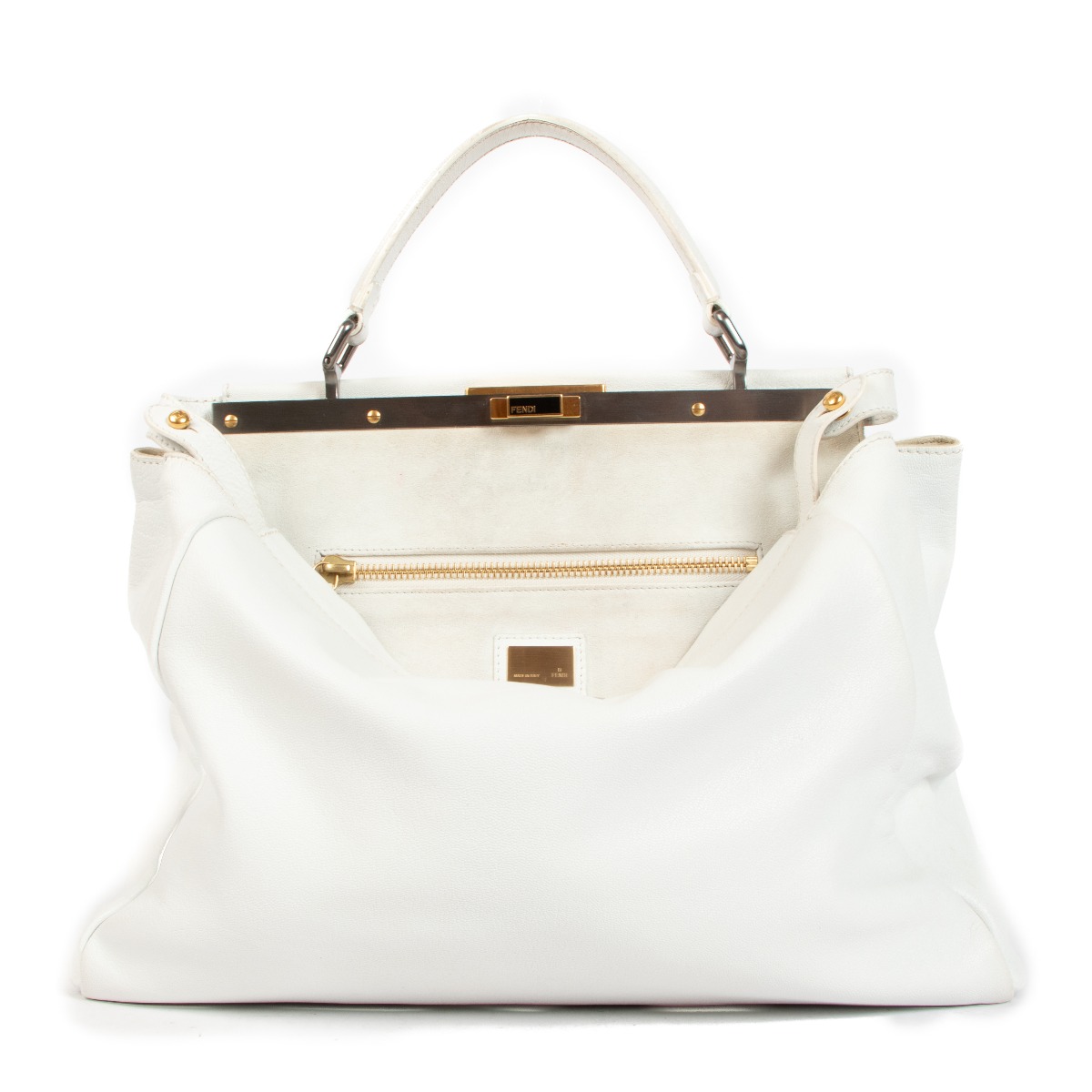 Fendi peekaboo white best sale