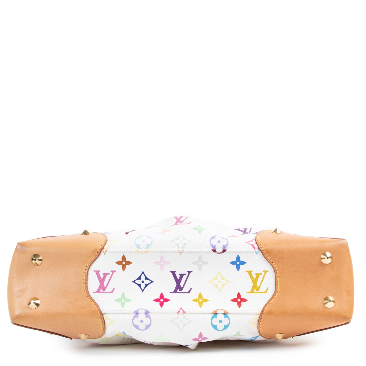 Preloved Louis Vuitton Monogram Multicolore White Judy MM Bag TR2161 0 –  KimmieBBags LLC