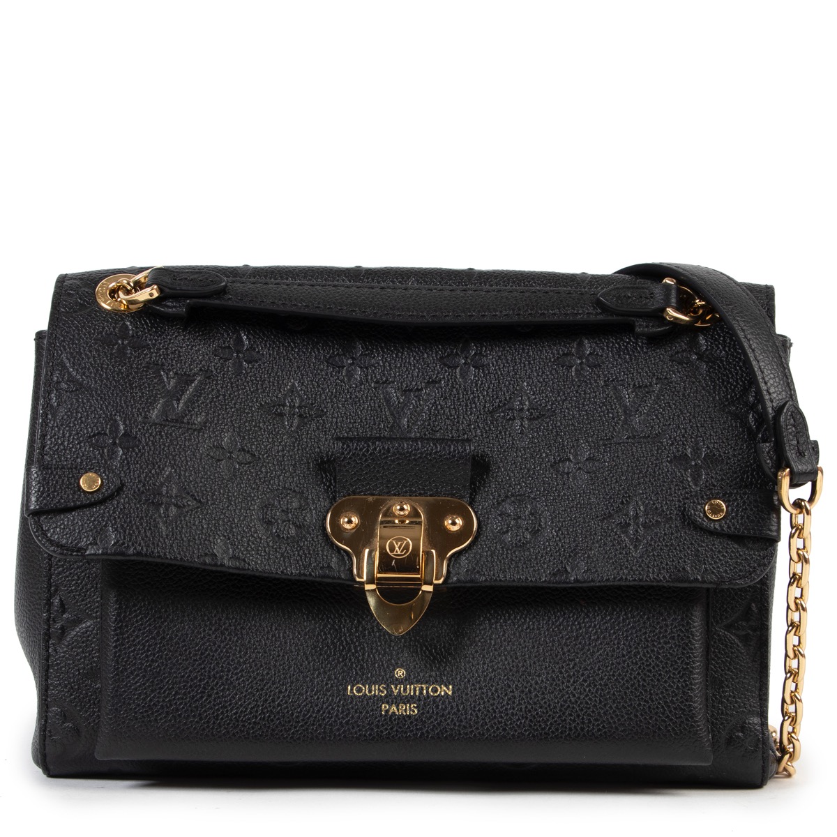 Louis Vuitton Monogram Empreinte Vavin PM - Black Shoulder Bags