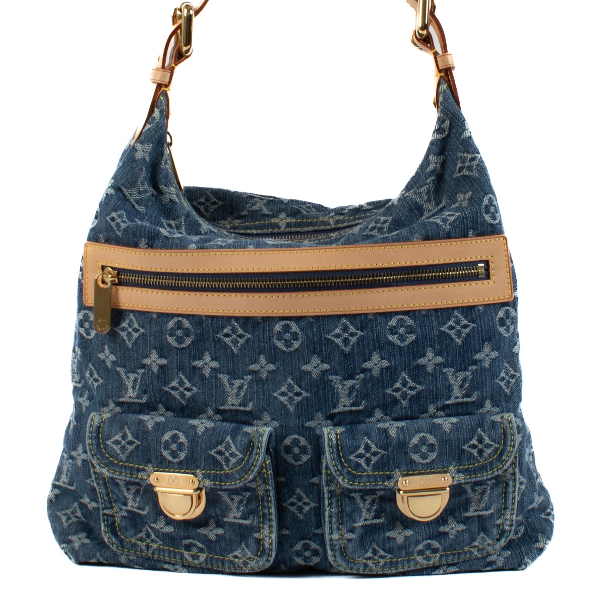 Louis Vuitton Denim Baggy Bag ○ Labellov ○ Buy and Sell