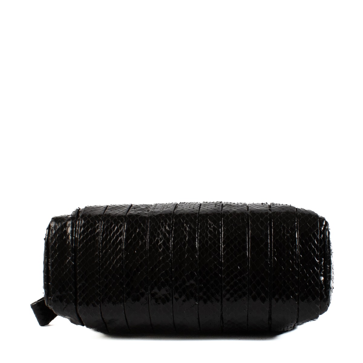 Miu Miu Spring/Summer 2009 Black Python Whips Plisse Handbag