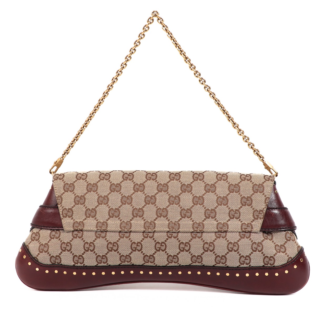 Gucci Tom Ford Horsebit GG Canvas Bag ○ Labellov ○ Buy and