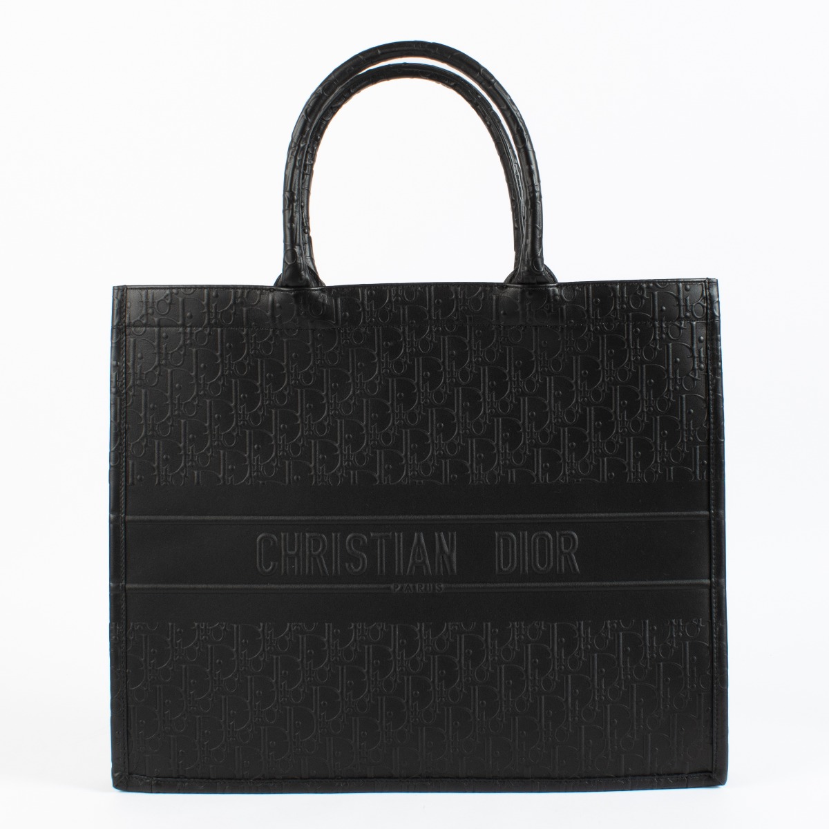 Dior Black Oblique Leather Large Book Tote ○ Labellov Dior Black Oblique Leather Large Book Tote ○ Labellov