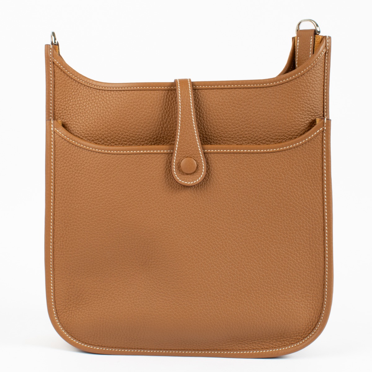 HERMES ノンスリーブR006 Hermès Evelyne III 29 Gold Taurillon Clemence Shoulder Bag
