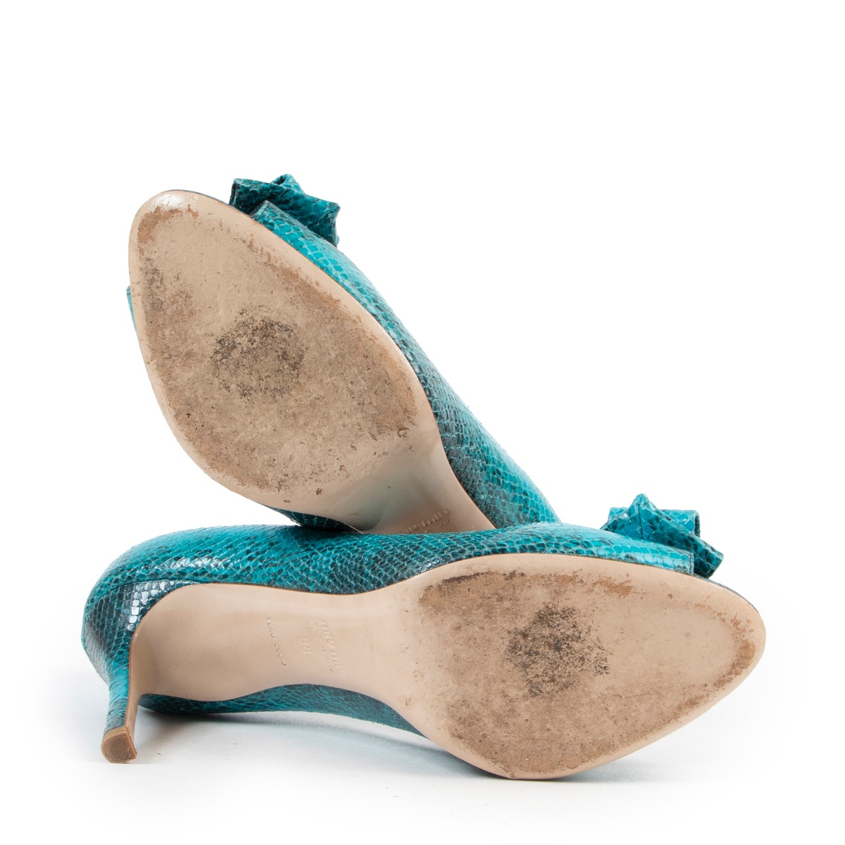 靴 Archive miu miu square toe Python pumps Archive miu miu square toe Python pumps - メルカリ
