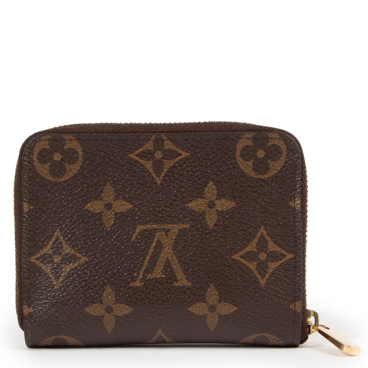 Louis Vuitton, Bags, Louis Vuitton Monogram Zippy Coin Purse Round Zip  Case Bear M6383