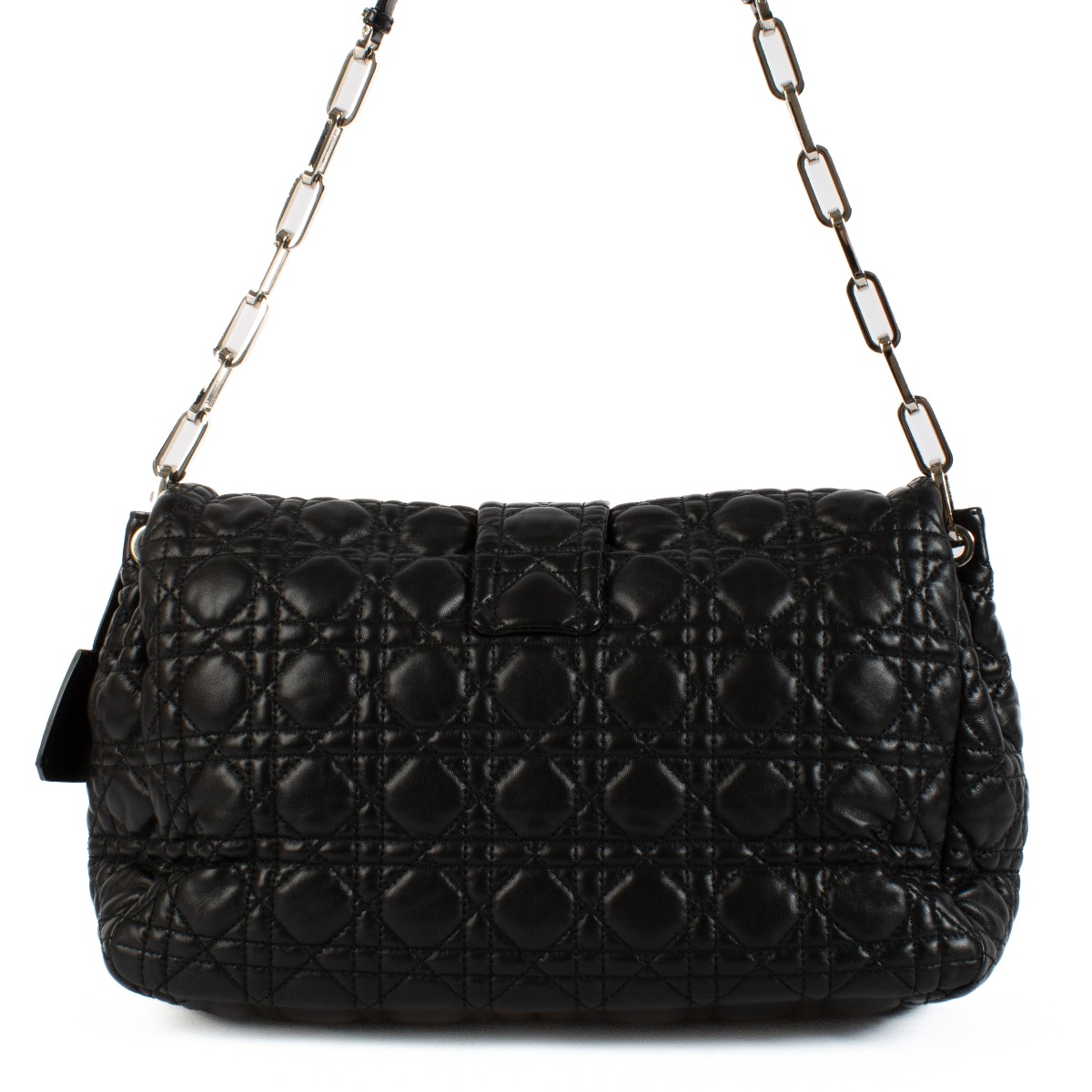 Christian Dior ブラックレザー バッグ ll00725_dior_black_leather_sho