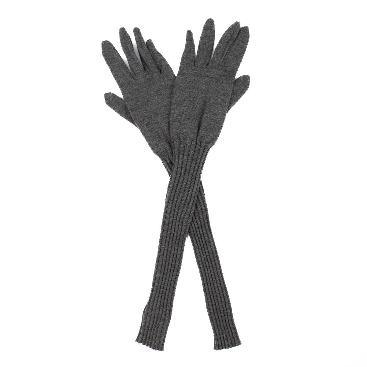 Miu Miu Grey Wool Gloves - Size S ○ Labellov ○ Buy and