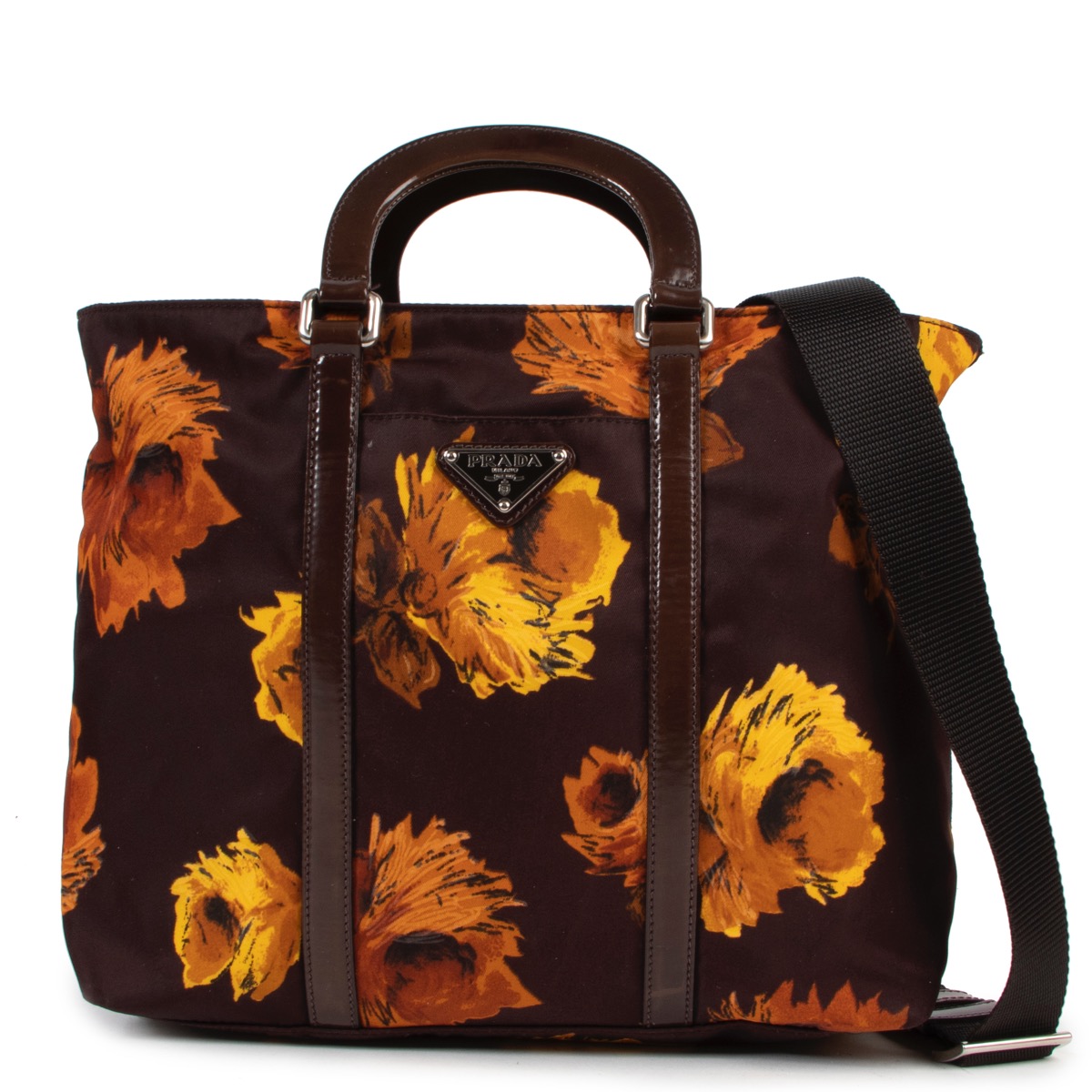 Prada floral bag outlet