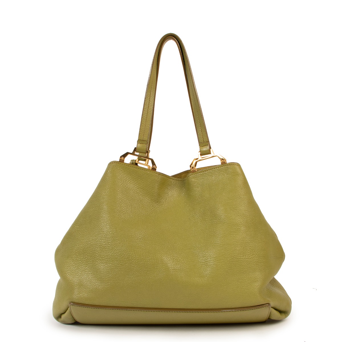 Miu Miu Grass Green Leather Shoulder Bag ○ Labellov ○ Buy