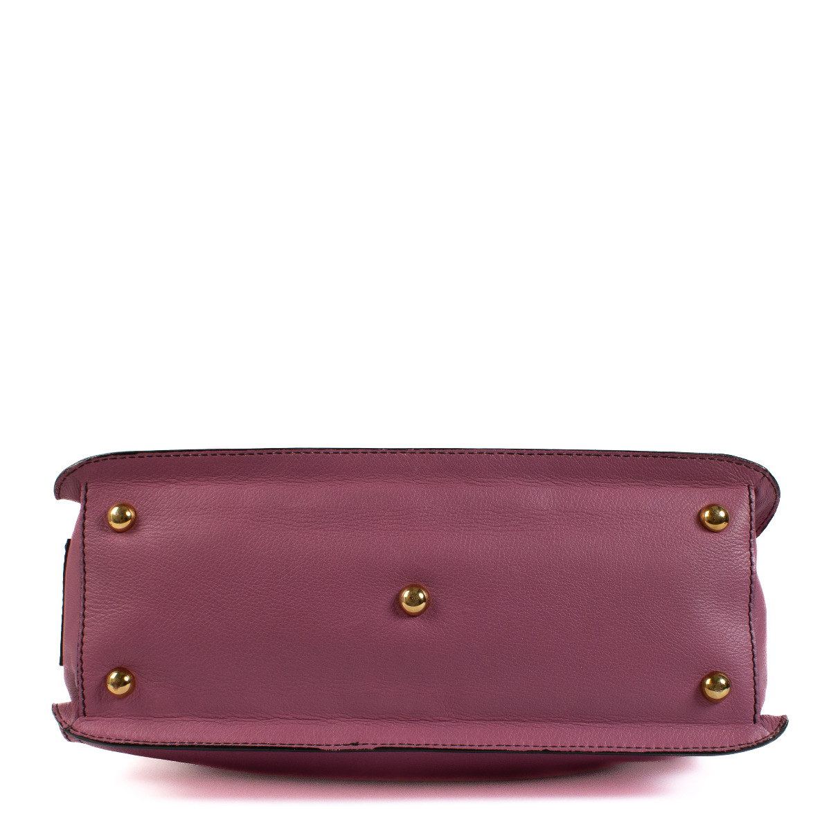 Valentino Garavani Purple Leather Top Handle Bag ○ Labellov