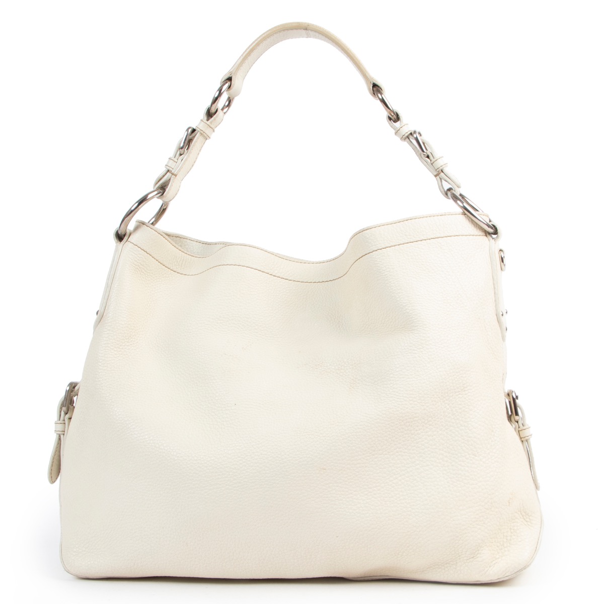 PRADA ビジネスバッグ レザー ホワイト