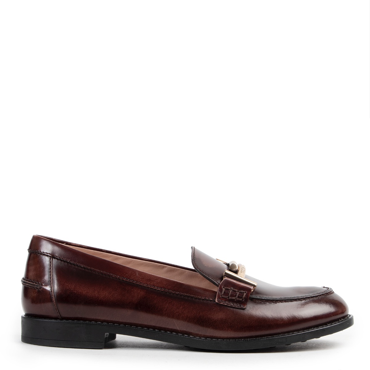 TOD'S ダークブラウン ローファー 37 TOD'S ダークブラウン ローファー 37 Tod's Burgundy Loafers