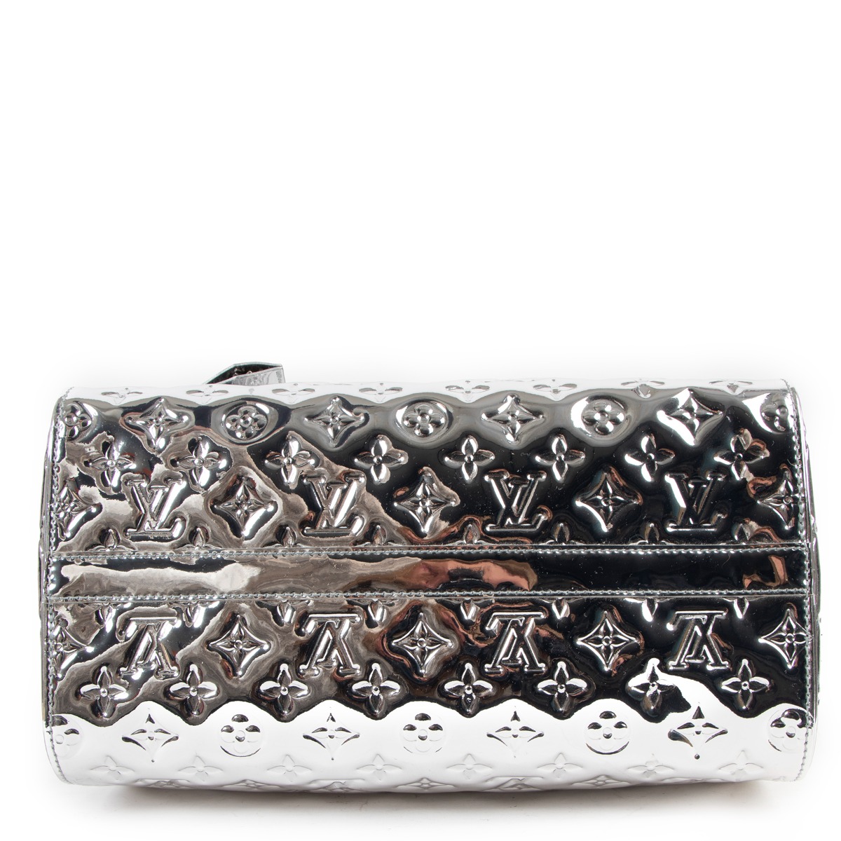 今季一番 Silver 35 Speedy Vuitton Louis Monogram Vinyl Miroir その他