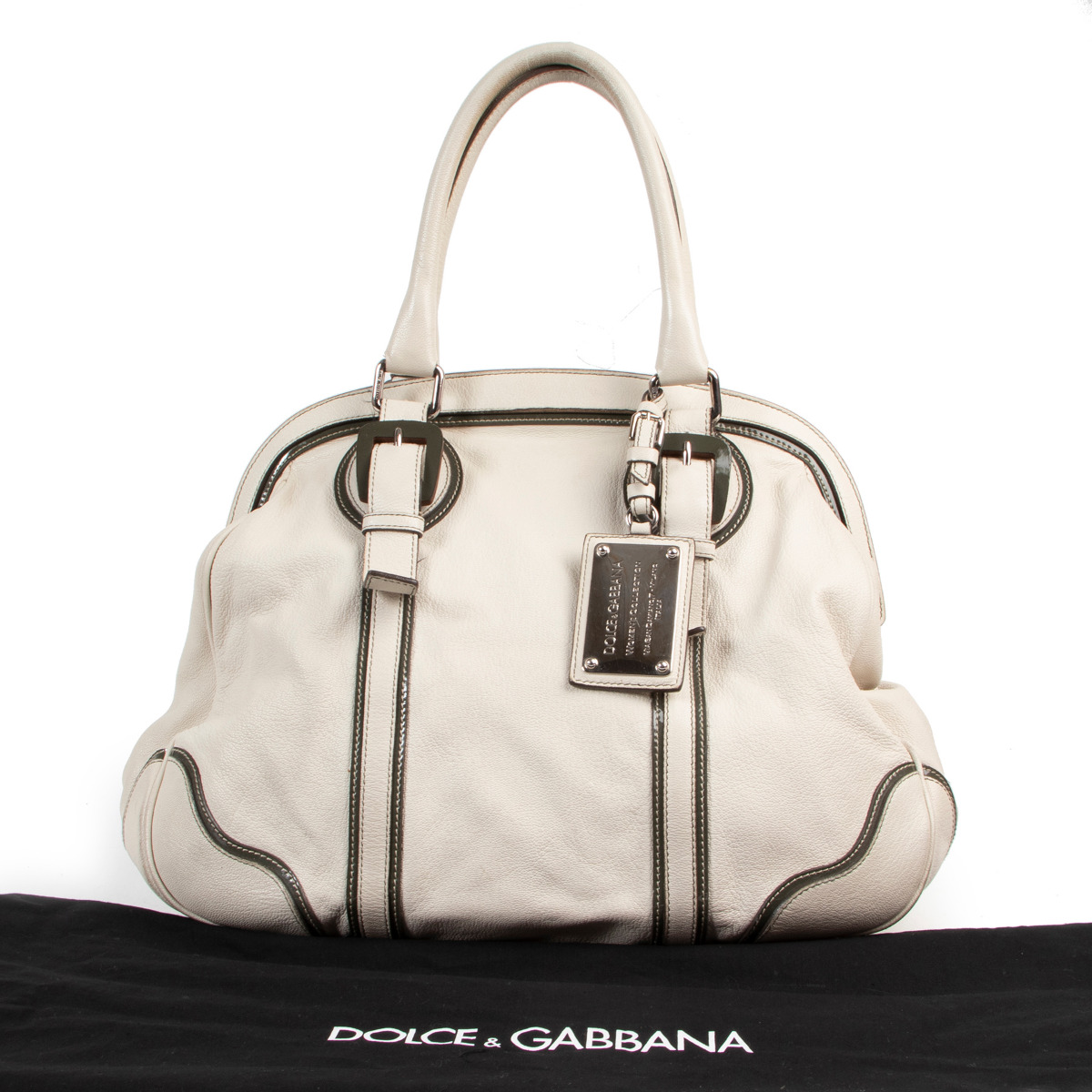 Dolce & Gabbana Cream Miss Romantique Shoulder Bag ○ Labellov