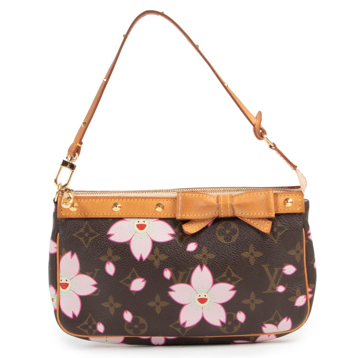 Louis Vuitton Monogram Takashi Murakami Cherry Blossom Clutch