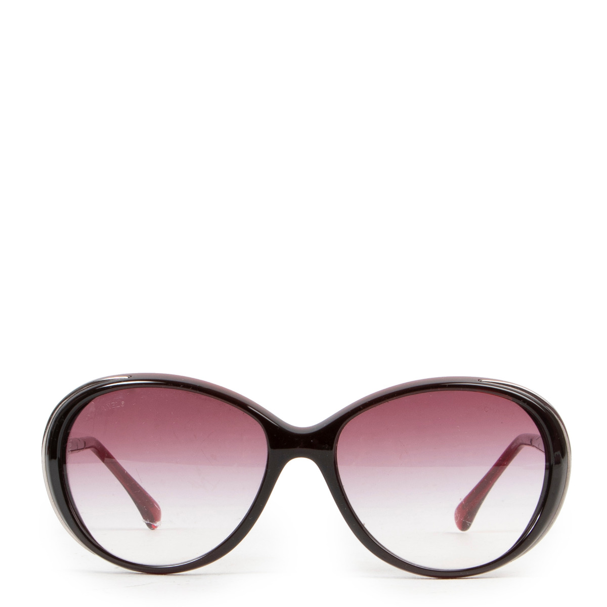 chanel red sunglasses