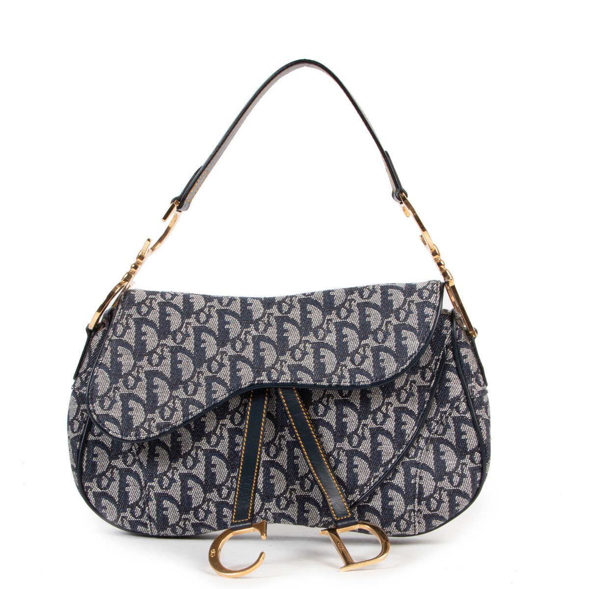 dior monogram saddle