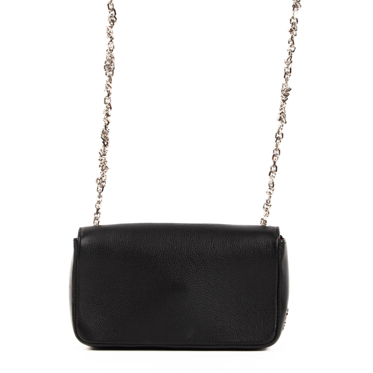 【送料&関税込】Christian Louboutin Artemis Crossbody Artemis spiked leather crossbody bag in black - Christian