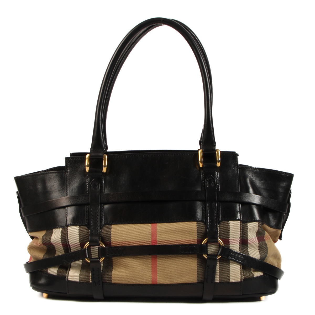Burberry bridle house check sales tote bag
