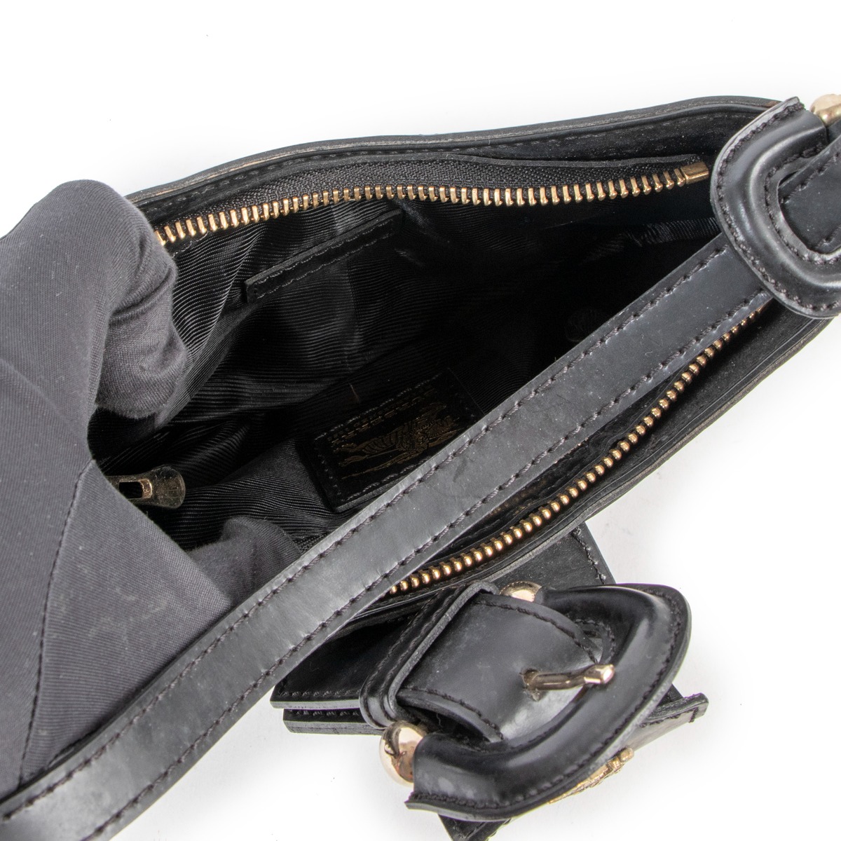 Burberry Black Quilted Mini Shoulder Bag ○ Labellov ○ Buy